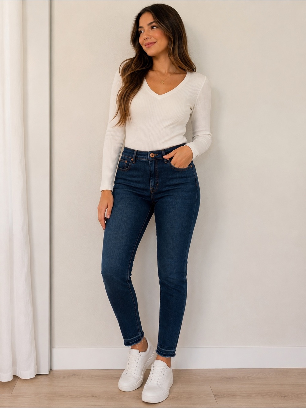 Vineyard Vines Dark Blue High Rise Stretch Skinny Jeans Size 30